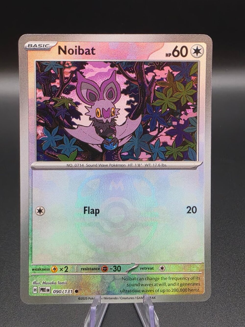 Noibat 090/131 Common Master Ball Prismatic Evolutions Pokémon TCG Mint NM